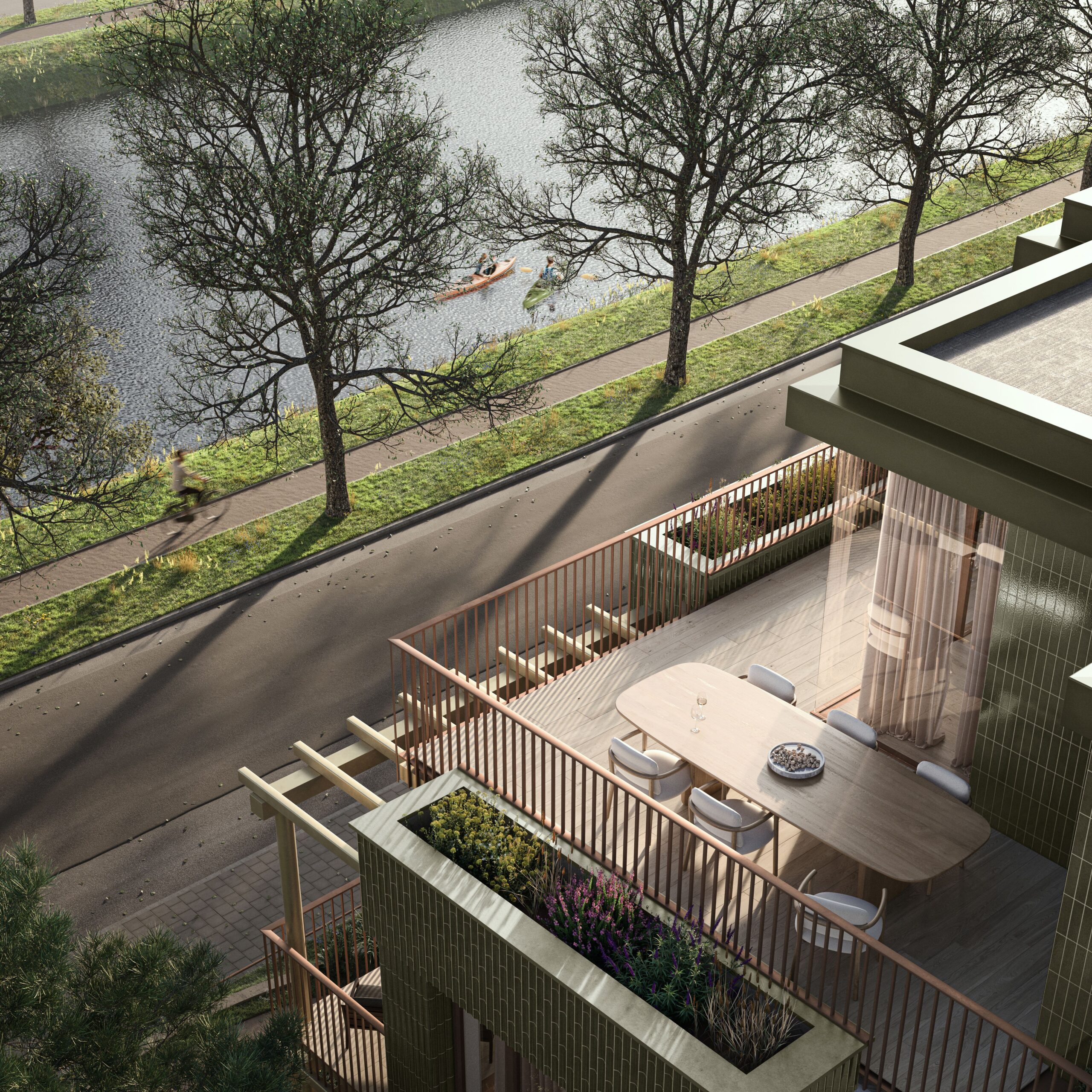Gordunakaai - exclusieve appartementen langs het water in Gent