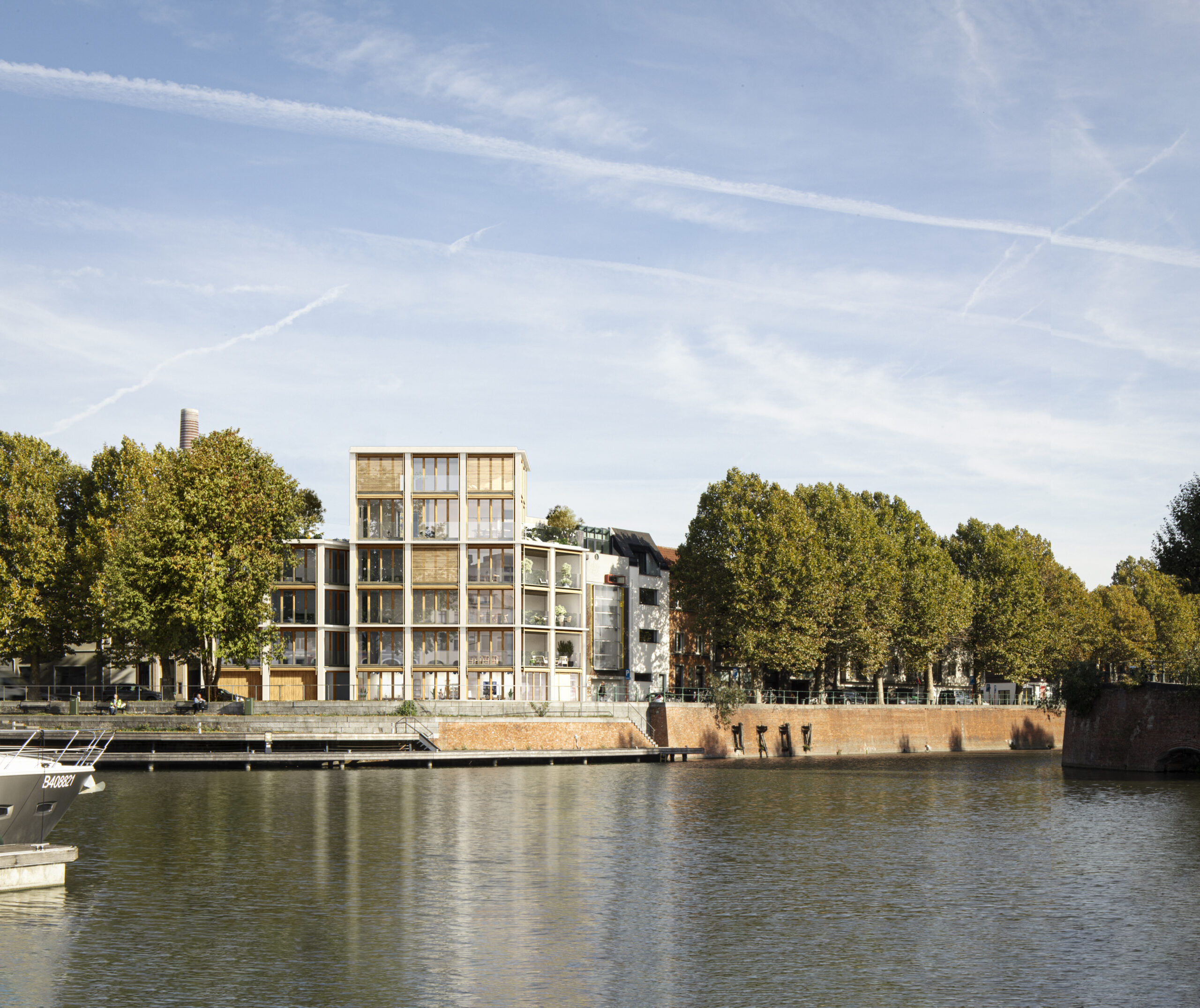 Luxe appartement - Rodetorenkaai Gent - uitzicht